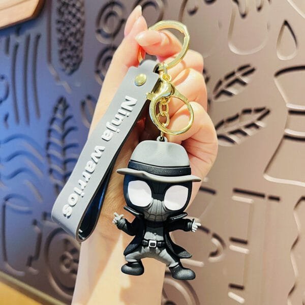 Shadow Spider-Man Keychain Size