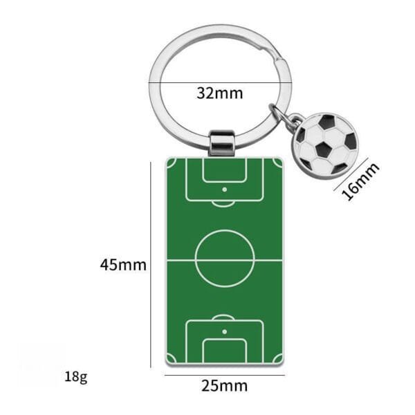 Football Field Keychain