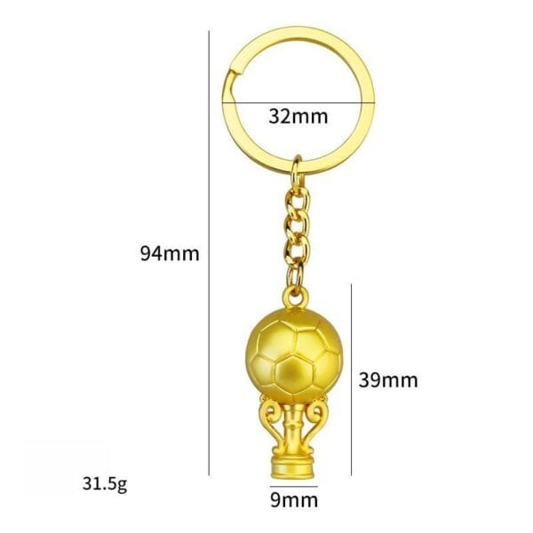 Football Cup Keychain