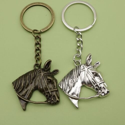 Horse head keychain