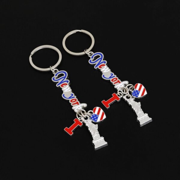 two souvenir keychain