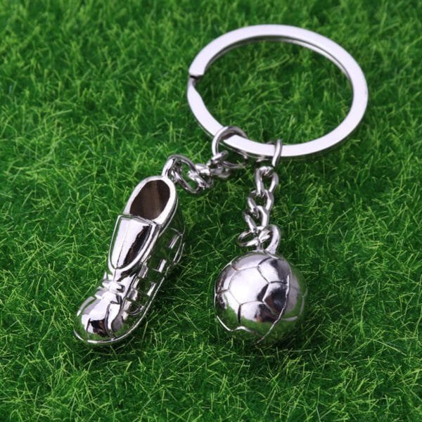 3D football keychain