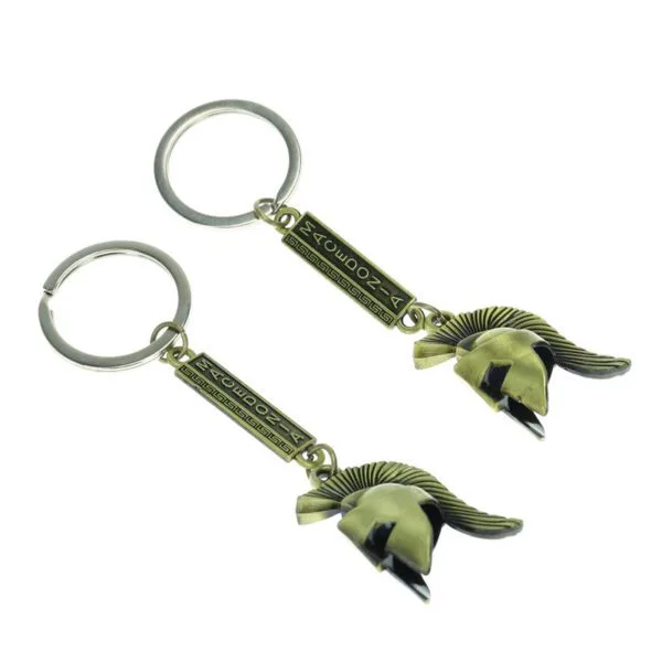 Metal Roman Helmet Tourist Souvenir Keychain Wholesale - Image 3