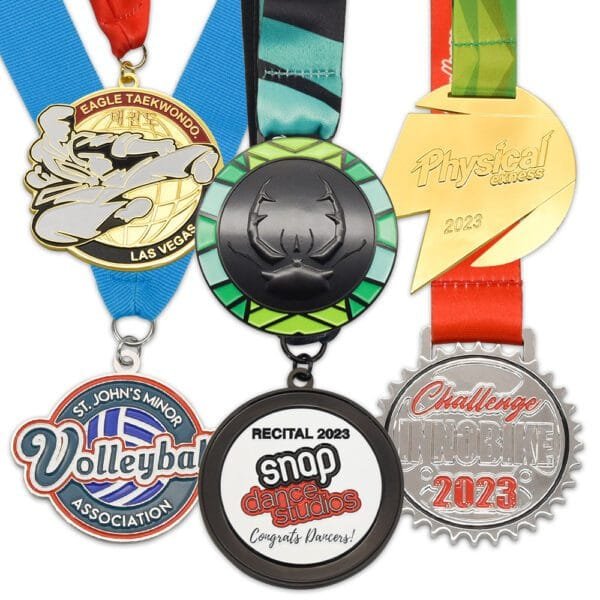 Custom Design Metal Medals Gymnastics Sport Running Football Soccer Competition Medal - Image 2
