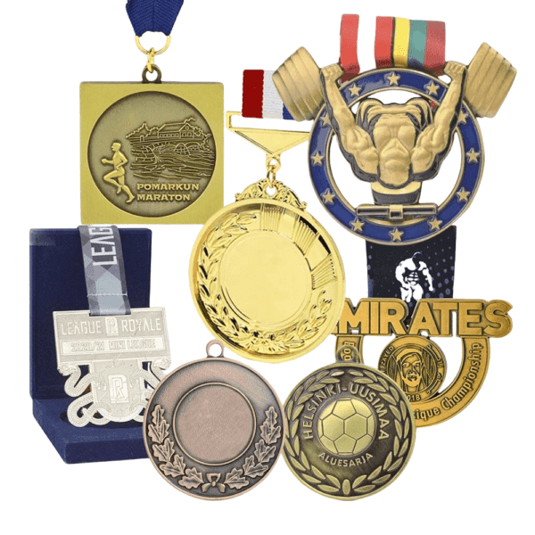 Bronze Metal Sports Trophy Medal Maker Gold Silver Simple Manufacturer in China Medal Display Europe Custom Medals - Image 2