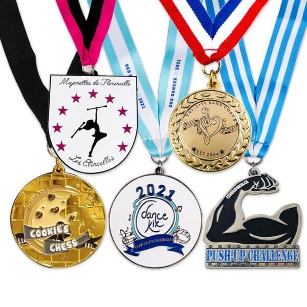 China Wholesale Custom Zinc Alloy 2D 3D Gold Award Marathon Running Metal Sports Medals - Image 8
