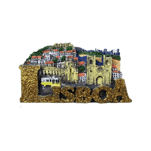 Lisbon Landscape Fridge Magnet
