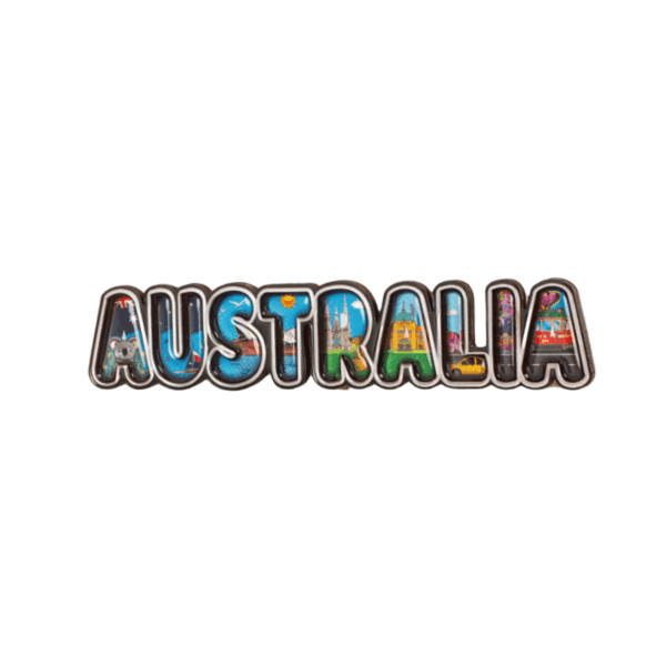 Australian Letters Wooden Magnetic Fridge Magnet