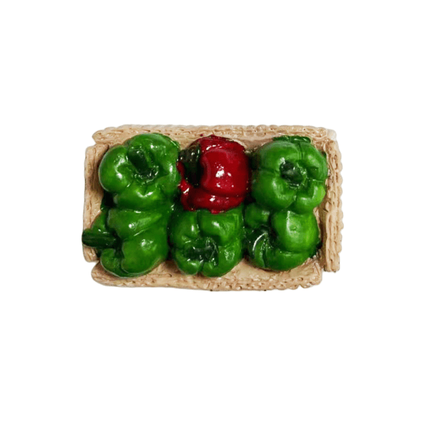 Cardboard pepper natural resin refrigerator magnet