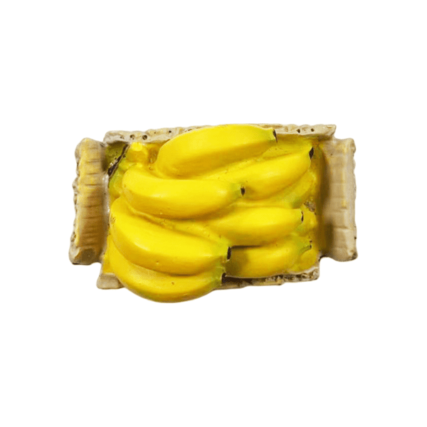 Cardboard Banana Natural Resin Fridge Magnet