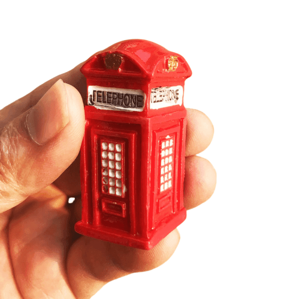 3D Telephone Booth Fridge Magnet