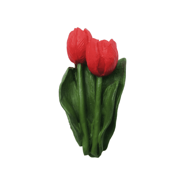 Red Tulip Fridge Magnet