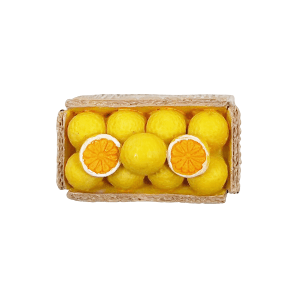 Carton lemon natural resin fridge magnet