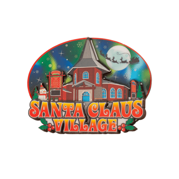 Santa Claus Wooden Fridge Magnet