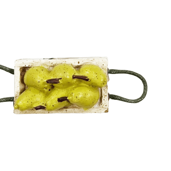 Natural resin fridge magnet with rope