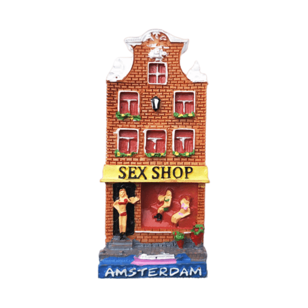 Amsterdam House Fridge Magnet