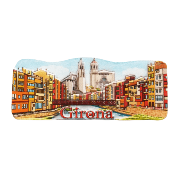 Ancient City Girona Fridge Magnet
