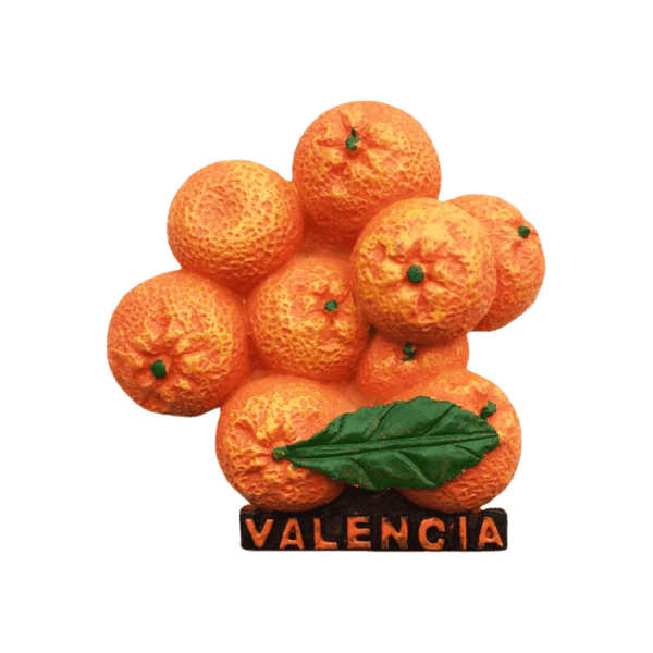 3D Valencia Orange Resin Craft Fridge Magnet