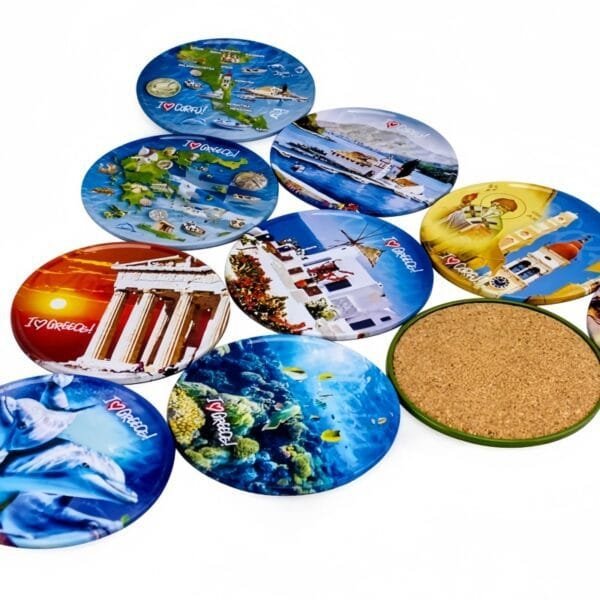 Custom Printed Tin Coaster Metal Souvenir - Image 3