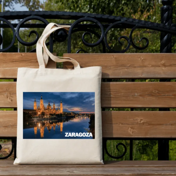 Main-02 Spain Custom Cotton Canvas Tote Bag Wholesale Tourist Souvenir