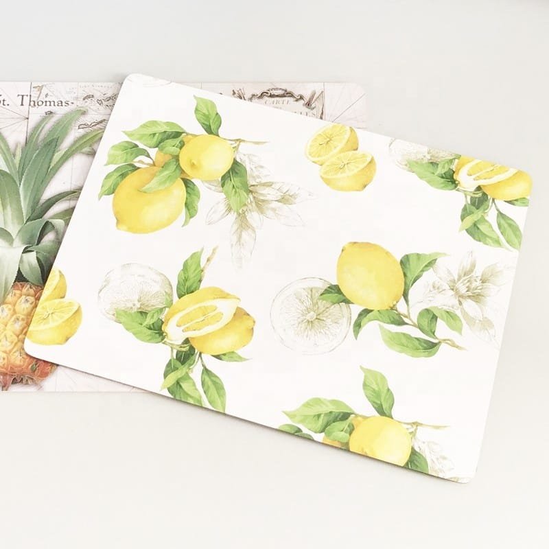 Wholesale Home Premium Table Mats Set of 2 Hardboard Dining Placemats - Image 2