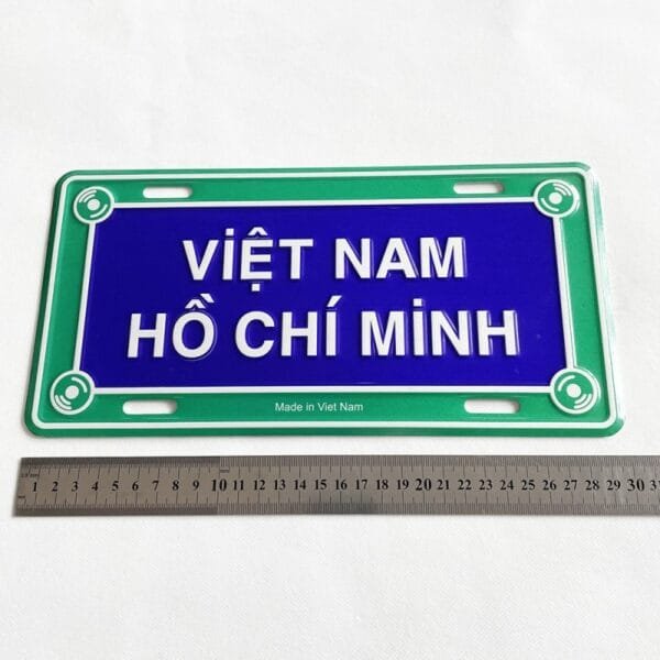 Manufacturer Supplier Wholesale Souvenir Metal Aluminum Engraved Logo Car Custom Licence Plate - Image 3
