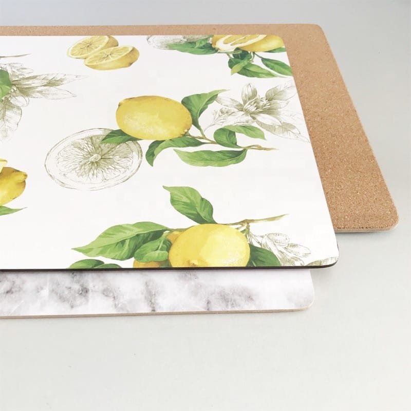 Wholesale Home Premium Table Mats Set of 2 Hardboard Dining Placemats - Image 4