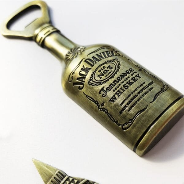 Creative Retro Metal Fridge Magnet and Bottle Opener London and Swiss Styles - Image 5