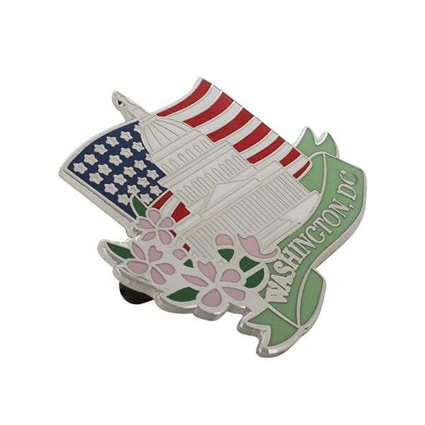 Pins Manufacturer Custom Lapel Pin American Flag Metal Badges Capitol Building Gift Souvenir Hard Soft Enamel Pins Washington DC - Image 2