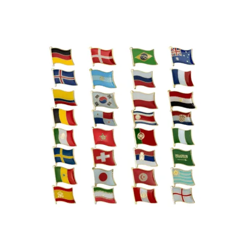 Promotional Wholesale Business Angel Souvenirs Custom Soft Hard Enamel Badge Magnet Country Flag Lapel Pin Made of Brass Iron