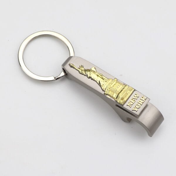 Personalized Zinc Alloy Bottle Opener Keychains for Branding - Image 5