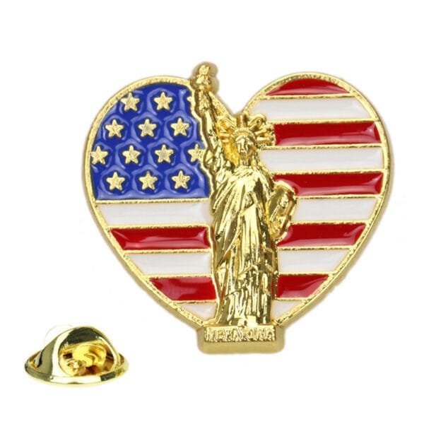 High Quality American US EU Germany Country Flag Soft Hard Enamel Plated Brooch Badge Magnetic Custom Lapel Pins For Souvenir - Image 5