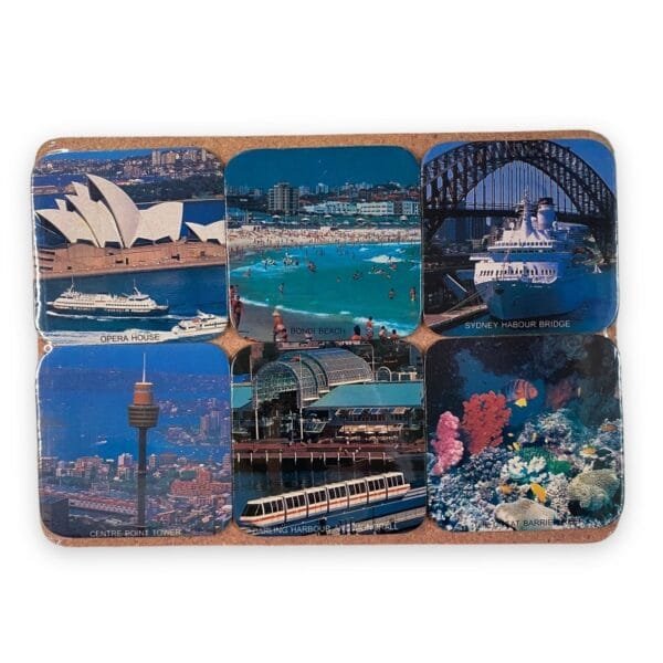 Vintage Australian Souvenir Coasters