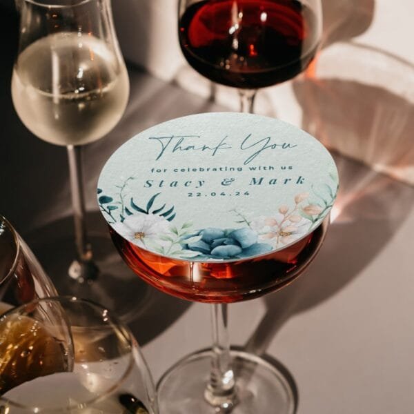 Wedding Drink Coasters Elegant Wedding Coasters Personalized Wedding Souvenir - Image 4