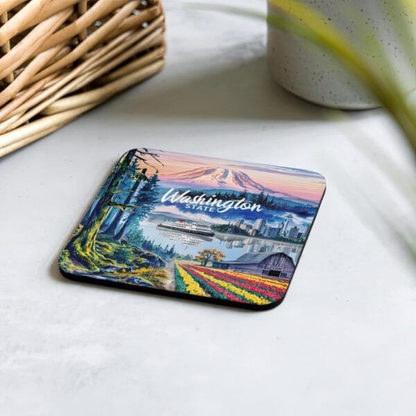 Washington State Scenic Drink Coaster - Image 2