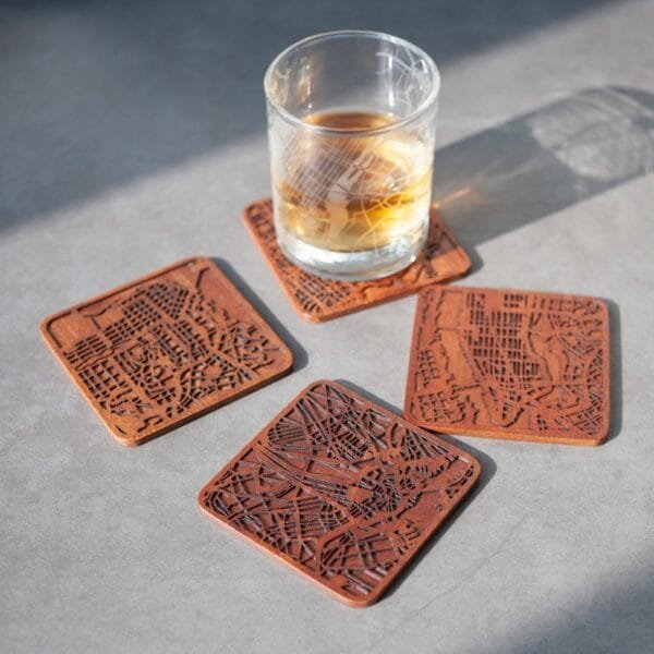 United States & Canada Map Souvenir Coaster - Image 5