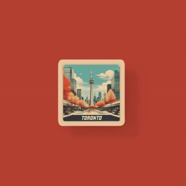 il_NxN.6499747895_d1s0 Vintage North American Cities Coasters Travel Souvenir Gift