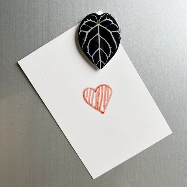Acrylic Simulation Plant Leaf Pattern Refrigerator Magnet - Image 7