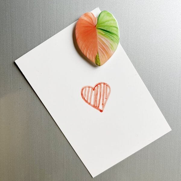 Acrylic Simulation Plant Leaf Pattern Refrigerator Magnet - Image 8