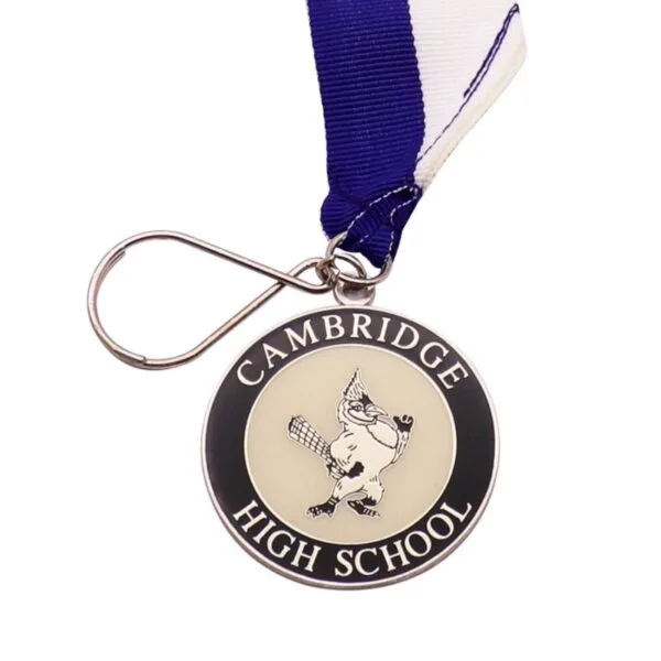 Custom College Graduation Souvenir Medal with Short Ribbon