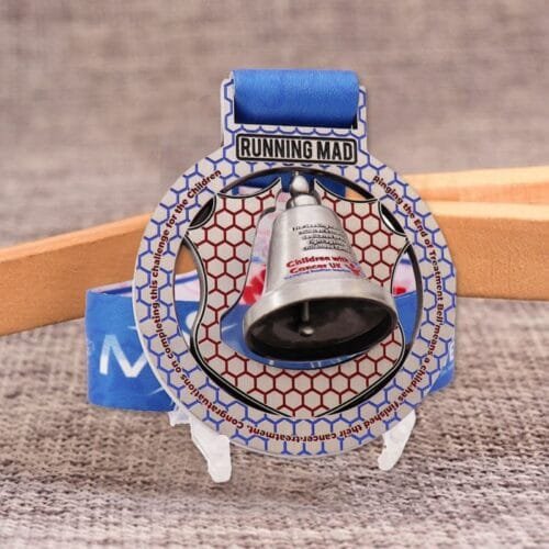 Custom Design Metal Bell Sports Style Medal