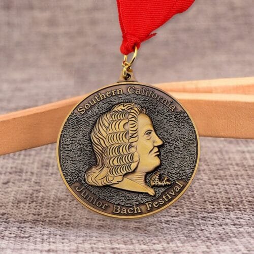 Retro style medals