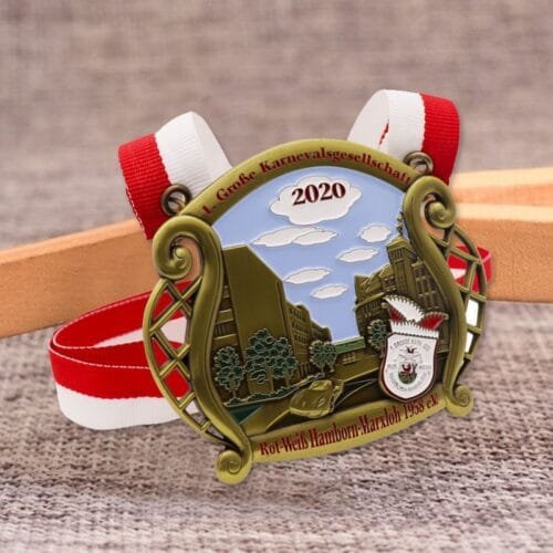 Manufacturers Custom Design logo Nameplate Award Medal