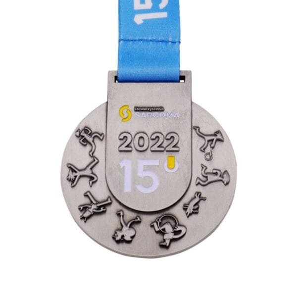 Trophies With Ribbon Soccer Swimming Basketball Running Game Medal