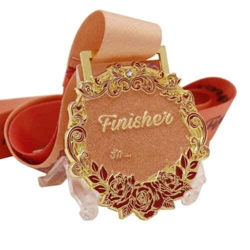 Zinc Alloy Metal Commemorative Medals With Lanyard