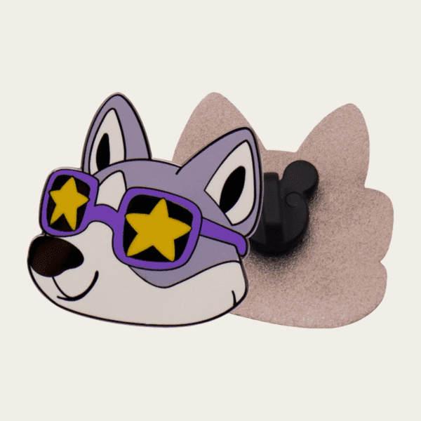 High Quality Factory Design Metal Enamel Pins Custom Logo Cartoon Dog Gift Send Friend Souvenir Badge Brooch Pin - Image 2