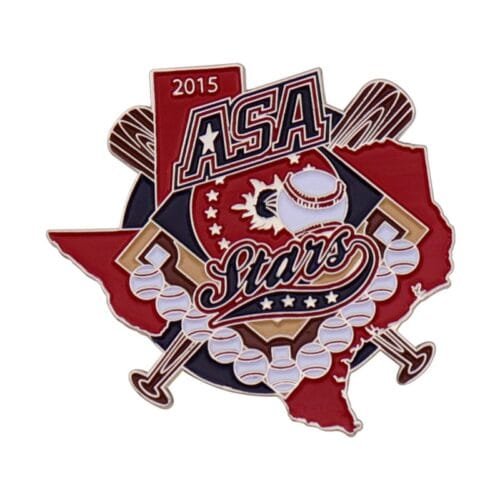 baseball enamel pins Promotional Custom American Baseball Sport Team Club Badge Metal Lapel Pins Enamel Baseball Team Hat Trading Pinss