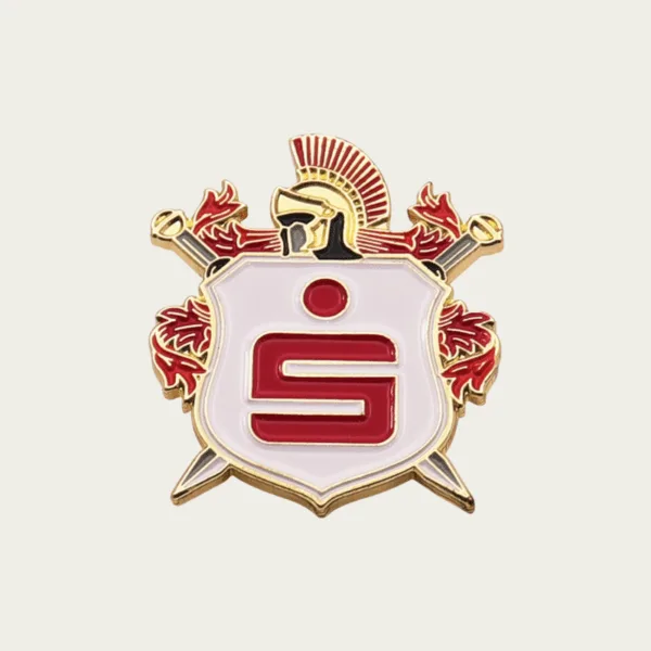 Soft Enamel Custom Brooch Free Sample Sparta Custom Enamel Pin Badge Metal 3d Magnetic Lapel Pins Pin Enamel