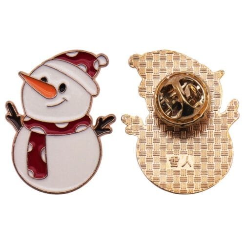 custom metal pins Soft Hard Enamel Lapel Pin Custom Zinc Alloy Christmas Brooch Pins