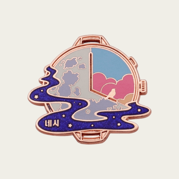 Manufacturer Design Metal Enamel Pins Custom Logo Hard Enamel Glitter Send Gift Fairy Badge Pins Souvenir Brooch